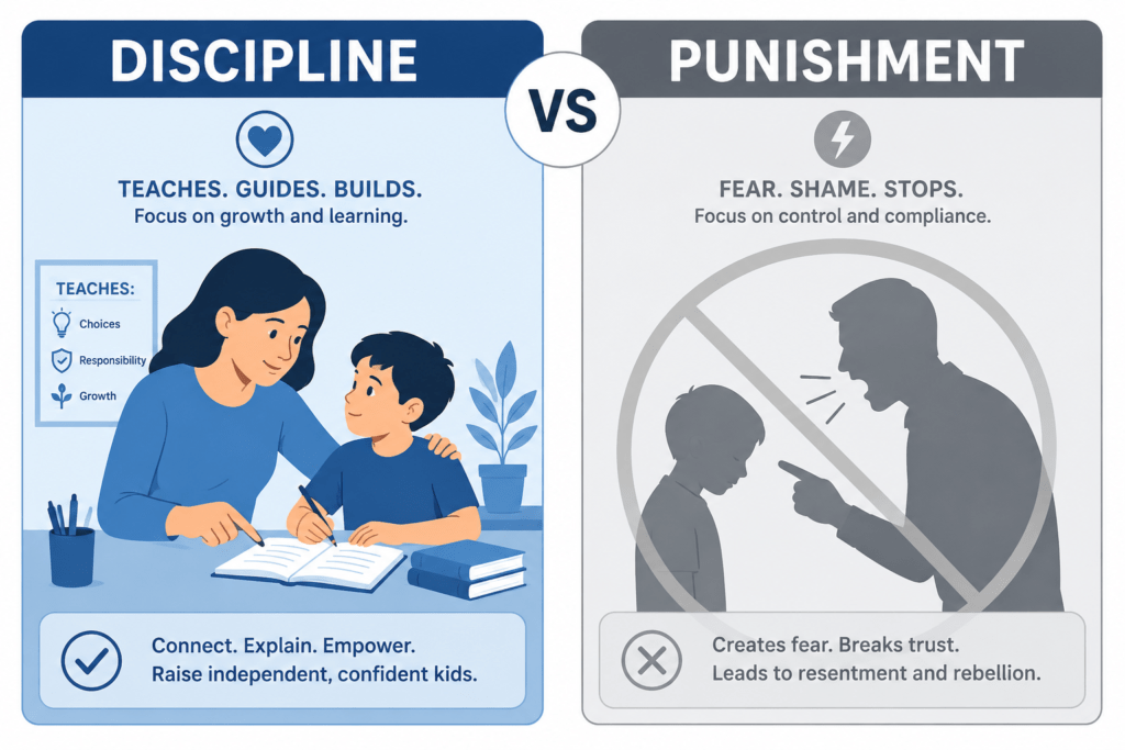 Discipline vs Punishment The Difference Changes Everything